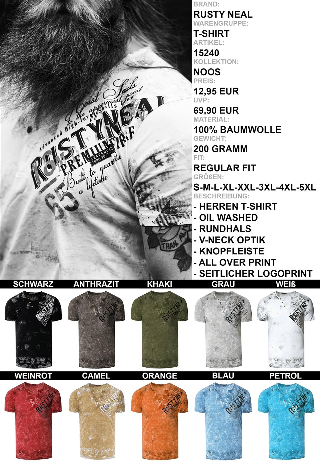 Rusty Neal - Rocas GmbH (Jeans, Young Fashion) - Jeans, Pullover, T-Shirts, Sweatshirts, Longshirts