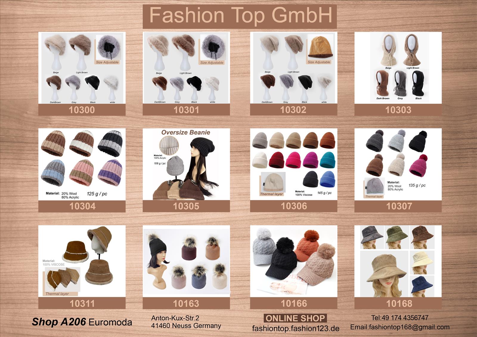 Fashion Top GmbH - kosmetische Werkzeuge, Nagelprodukte, Haaraccessoires, Modeaccessoires